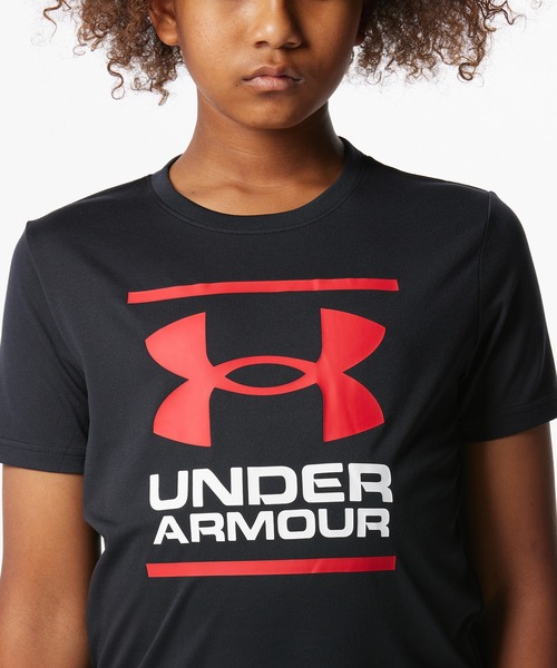 UNDER ARMOUR(アンダーアーマー)の「UAテック ショートスリーブ Tシャツ アンド ショーツ セット(トレーニング/キッズ)(Tシャツ/カットソー・キッズ・ブラック・150cm/140cm/160cm/130cm)」の5枚目の写真