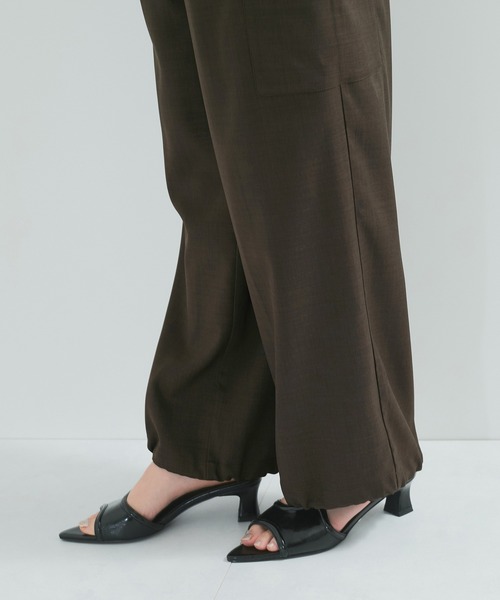 le cercle ADAM ET ROPE'(ルセルクルアダムエロペ)の「【セットアップ対応】パラシュートポケットカーゴパンツ(カーゴパンツ・レディース・ブラウン系その他/キナリ・FREE)」の16枚目の写真
