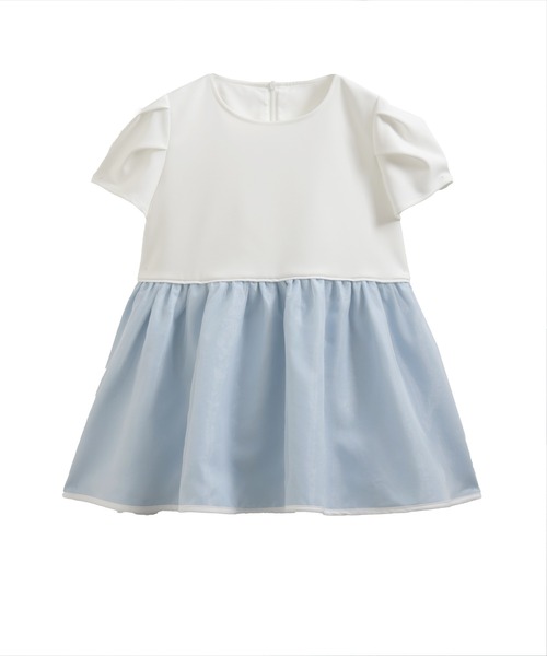 Fit more(フィットモア)の「バイカラーオーガンジーペプラムトップス(その他トップス・レディース・ブルー/ネイビー/ホワイト・FREE)」の12枚目の写真