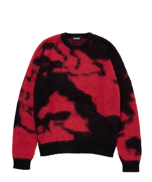 ROTTWEILER（ロットワイラー）の「R9 PAINTED KNIT（ニット/セーター・メンズ・ブルー/ブラック/レッド・S/M/L/XL）」の9枚目の写真