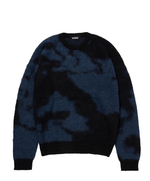 ROTTWEILER（ロットワイラー）の「R9 PAINTED KNIT（ニット/セーター・メンズ・ブルー/ブラック/レッド・S/M/L/XL）」の6枚目の写真