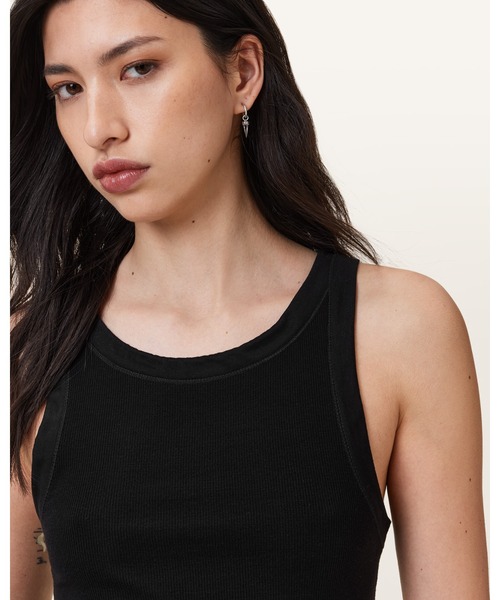 RINA CREW NECK SLEEVELESS TANK TOP | RINA クルーネック