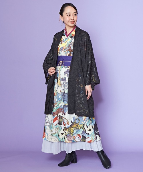【カヤ】透かし柄羽織 Amina Collection｜【カヤ】透かし柄羽織 | Rakuten Fashion