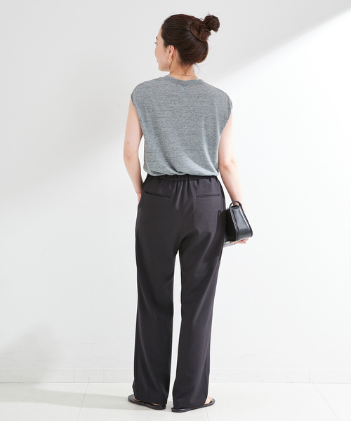 Russell Athletic（ラッセルアスレティック）の「RUSSELL ATHLETIC / ラッセル・アスレティック Local Souvenir Sleevele（Tシャツ/カットソー・レディース・ブルー/チャコールグレー/アイボリー・MEDIUM）」の6枚目の写真