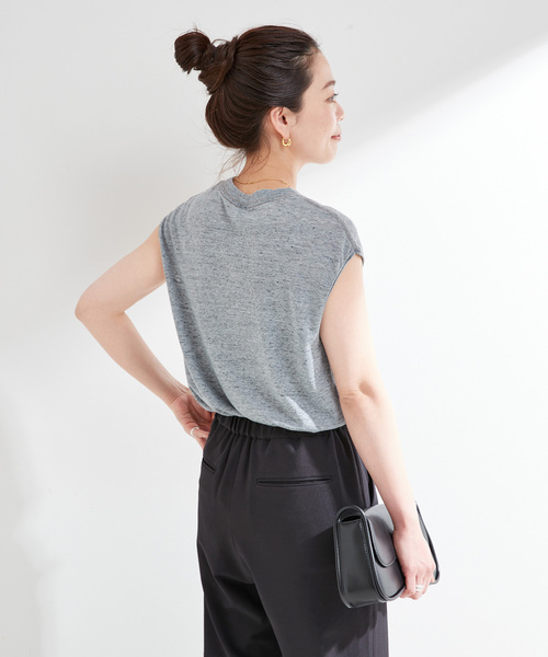 Russell Athletic（ラッセルアスレティック）の「RUSSELL ATHLETIC / ラッセル・アスレティック Local Souvenir Sleevele（Tシャツ/カットソー・レディース・ブルー/チャコールグレー/アイボリー・MEDIUM）」の10枚目の写真