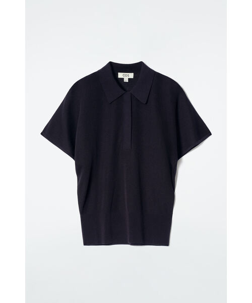 ニットポロシャツ（ポロシャツ）｜COS（コス）のファッション通販