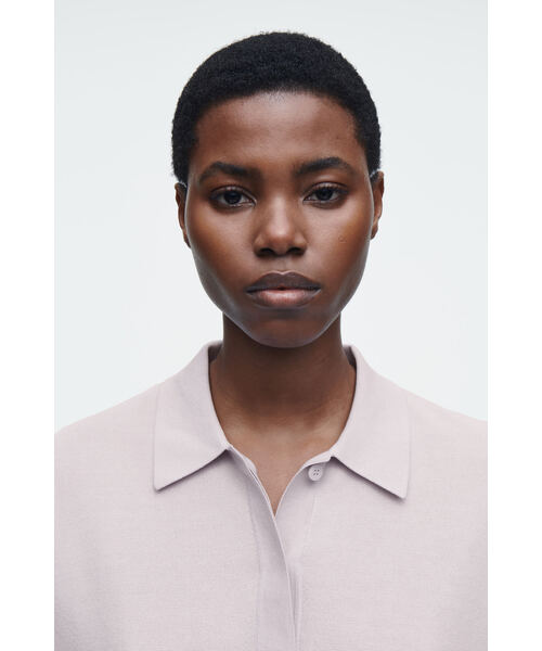 ニットポロシャツ（ポロシャツ）｜COS（コス）のファッション通販