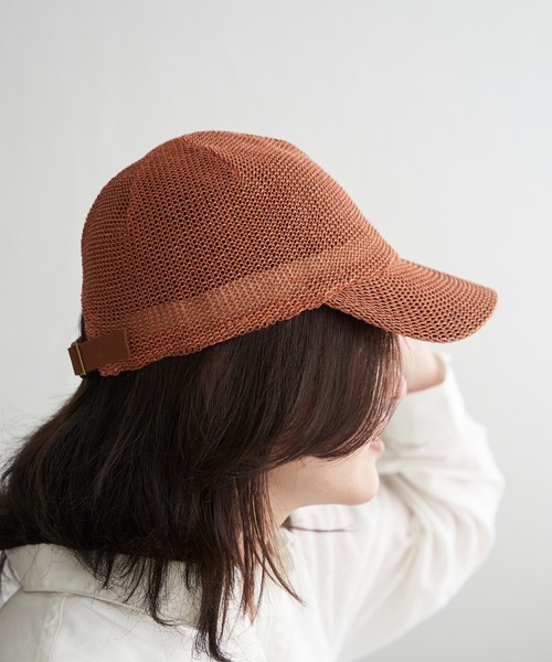 VENCEEXCHANGE(ヴァンスエクスチェンジ)の「サーモキャップ(キャップ・レディース・オフホワイト/ブラック/オレンジ/グリーン/キャメル・FREE)」の6枚目の写真