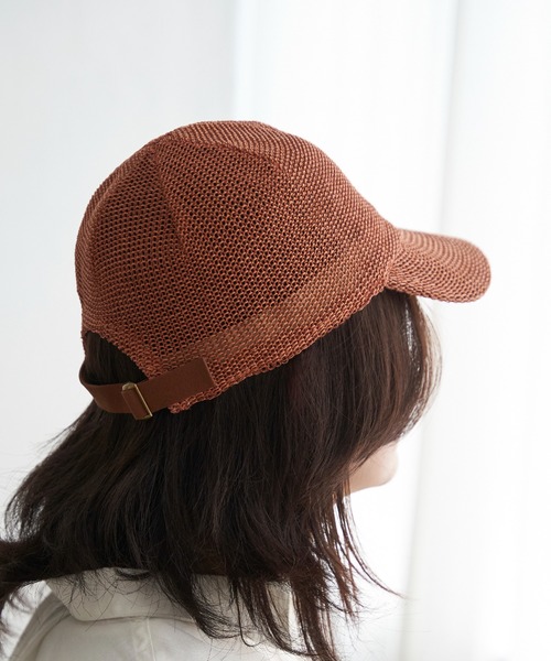 VENCEEXCHANGE(ヴァンスエクスチェンジ)の「サーモキャップ(キャップ・レディース・オフホワイト/ブラック/オレンジ/グリーン/キャメル・FREE)」の7枚目の写真