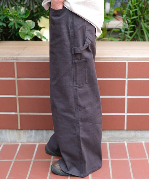 BROKEN BASE(ブロークンベース)の「コットンストレートペインターパンツ(その他パンツ・メンズ・ネイビー/ブラウン・MEDIUM/LARGE)」の11枚目の写真