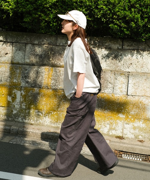 BROKEN BASE(ブロークンベース)の「コットンストレートペインターパンツ(その他パンツ・メンズ・ネイビー/ブラウン・MEDIUM/LARGE)」の3枚目の写真