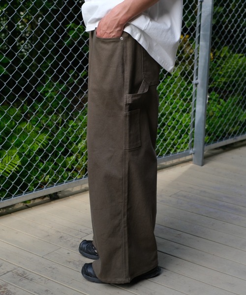 BROKEN BASE(ブロークンベース)の「コットンストレートペインターパンツ(その他パンツ・メンズ・ネイビー/ブラウン・MEDIUM/LARGE)」の21枚目の写真