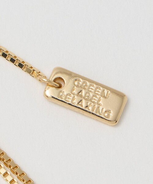 green label relaxing（グリーンレーベルリラクシング）の「3WAY ビーズチェーン ネックレス（ネックレス・レディース・オフホワイト/ブラウン系・FREE）」の10枚目の写真