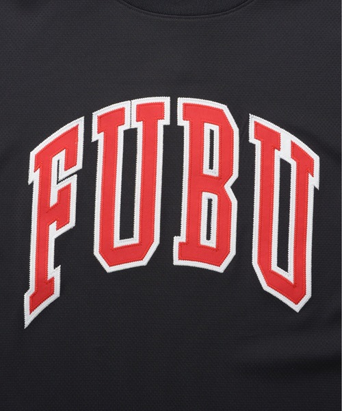 FUBU（ フブ）の「FUBU フブ ブランド カレッジ ロゴ 刺繍 アメカジ メッシュ レター クルーネック 半袖 Tシャツ ティーシャツ（Tシャツ/カットソー・メンズ・ブラック/オレンジ/ホワイト・M/L/XL/XXL）」の15枚目の写真