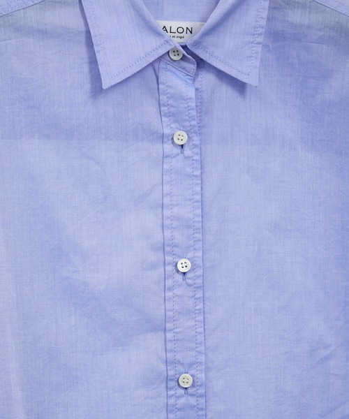 SALON adam et rope'(サロン アダム エ ロペ)の「Shuttlenotesワッシャーローンウォッシュドシャツ(シャツ/ブラウス・レディース・ブラウン/サックスブルー/オフホワイト・FREE)」の20枚目の写真