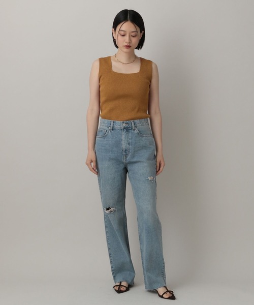 A part by(アパートバイ)の「ラメニットタンクトップ(タンクトップ・レディース・ライトベージュ/オレンジ/ライトブラウン/ホワイト系その他5・FREE)」の12枚目の写真