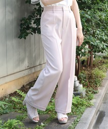 新品☆6L♪ピンク系パンツを3本まとめて♪ウエスト114ワイドパンツ〇L265 新品☆6L♪ピンク系パンツを3本まとめて♪ウエスト114ワイド