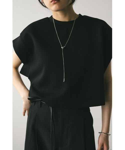 STYLEMIXER(スタイルミキサー)の「ダンボールカットトップ(Tシャツ/カットソー・レディース・ホワイト/ブラック/グレー・FREE)」の20枚目の写真