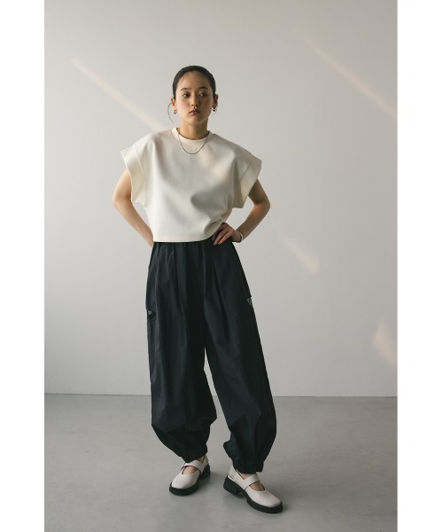美品 OVER(ALL) overalltokyo セットアップ masato ダンボールカットトップ（Tシャツ/カットソー）｜STYLEMIXER