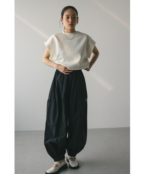 STYLEMIXER(スタイルミキサー)の「ダンボールカットトップ(Tシャツ/カットソー・レディース・ホワイト/ブラック/グレー・FREE)」の7枚目の写真