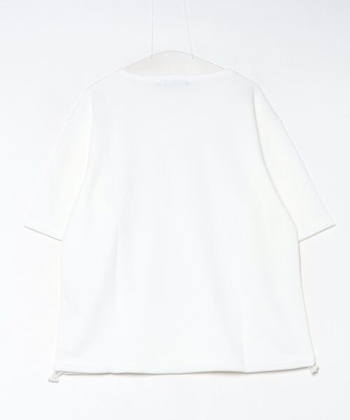 CavariA（キャバリア）の「『CavariA/キャバリア』Vネックドローコード付き半袖TEE（Tシャツ/カットソー・メンズ・ブラック/サックスブルー/チャコール/ホワイト・L/M）」の5枚目の写真