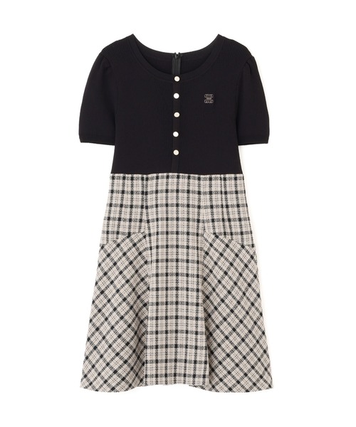 JILL by JILL STUART(ジルバイジルスチュアート)の「◇チェックドッキングミニワンピース(ワンピース・レディース・ホワイト/ピンク/ブラック・FREE)」の20枚目の写真