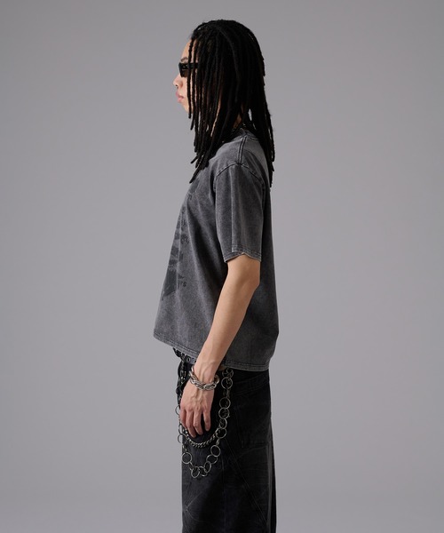ANDER HUNK(アンダーハンク)の「Word Destroy Gpaphic T-shirt / ワードデストロイグラフィックTシャツ(Tシャツ/カットソー・メンズ・ブラウン/グレー/ブラック・MEDIUM/LARGE)」の20枚目の写真
