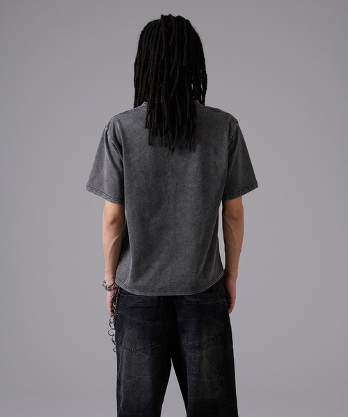 ANDER HUNK(アンダーハンク)の「Word Destroy Gpaphic T-shirt / ワードデストロイグラフィックTシャツ(Tシャツ/カットソー・メンズ・ブラウン/グレー/ブラック・MEDIUM/LARGE)」の21枚目の写真