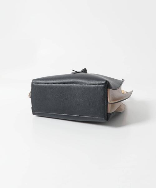 RODE SKO(ロデスコ)の「バンブーワンハンドルバッグ(ハンドバッグ・レディース・ブラック/オフホワイト/グレー・ONE)」の4枚目の写真