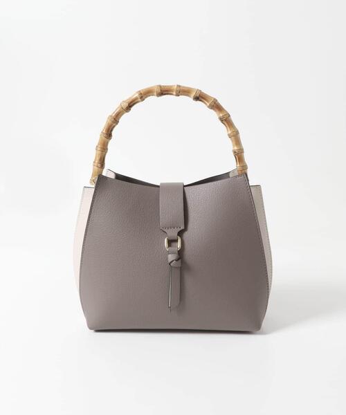 RODE SKO(ロデスコ)の「バンブーワンハンドルバッグ(ハンドバッグ・レディース・ブラック/オフホワイト/グレー・ONE)」の20枚目の写真