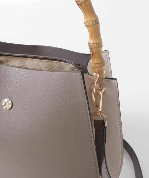 RODE SKO(ロデスコ)の「バンブーワンハンドルバッグ(ハンドバッグ・レディース・ブラック/オフホワイト/グレー・ONE)」の21枚目の写真