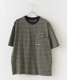 ROOPTOKYO | ダメージネック ボーダーTシャツ(Tシャツ/カットソー)