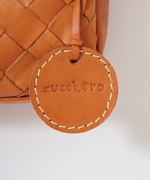 zucchero（ズッケロ）の「zucchero レザーデザイン部分メッシュショルダーバッグ（ショルダーバッグ・レディース・ブラウン・FREE）」の6枚目の写真
