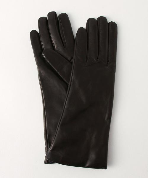 UNITED ARROWS（ユナイテッドアローズ）の「＜GARA GLOVE＞NAPPA MID15AW グローブ◆（手袋・レディース・ブラック/グレー/ブラウン/ピンク/ネイビー・7h）」の2枚目の写真