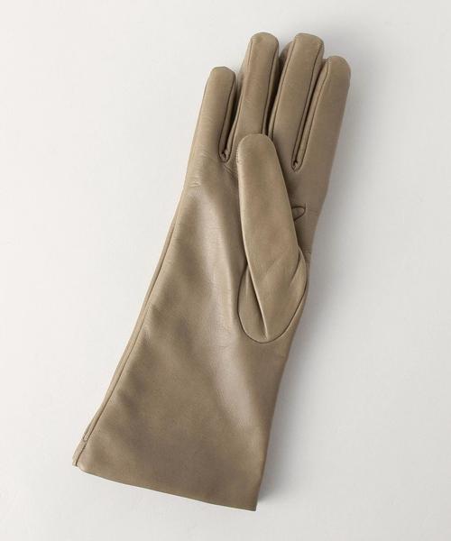 UNITED ARROWS（ユナイテッドアローズ）の「＜GARA GLOVE＞NAPPA MID15AW グローブ◆（手袋・レディース・ブラック/グレー/ブラウン/ピンク/ネイビー・7h）」の7枚目の写真