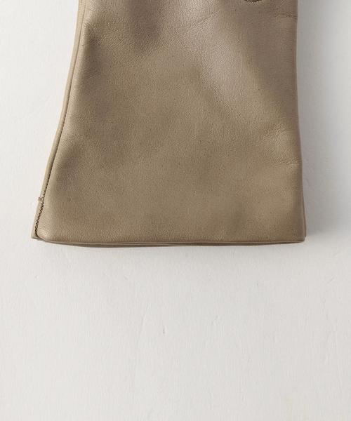 UNITED ARROWS（ユナイテッドアローズ）の「＜GARA GLOVE＞NAPPA MID15AW グローブ◆（手袋・レディース・ブラック/グレー/ブラウン/ピンク/ネイビー・7h）」の9枚目の写真