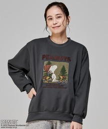KRIFF MAYER Lady's Collection | サガラ刺繍スヌーピー裏起毛スウェット(スウェット)