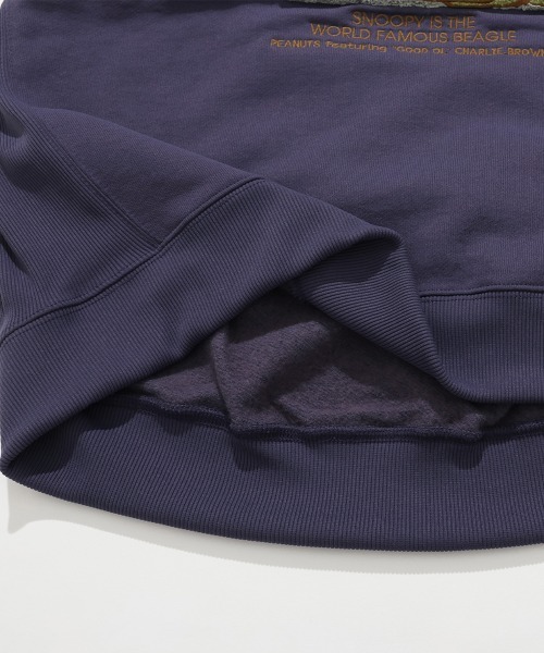 KRIFF MAYER Lady's Collection（クリフメイヤーレディースコレクション）の「サガラ刺繍スヌーピー裏起毛スウェット（スウェット・レディース・チャコール/パープル/レッド/カラフル/ナチュラル・MEDIUM/LARGE）」の19枚目の写真