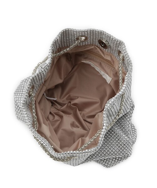 grove（グローブ）の「アソートチェーン巾着ショルダー（ショルダーバッグ・レディース・シルバー系その他5/ブラック系/シルバー・00）」の18枚目の写真