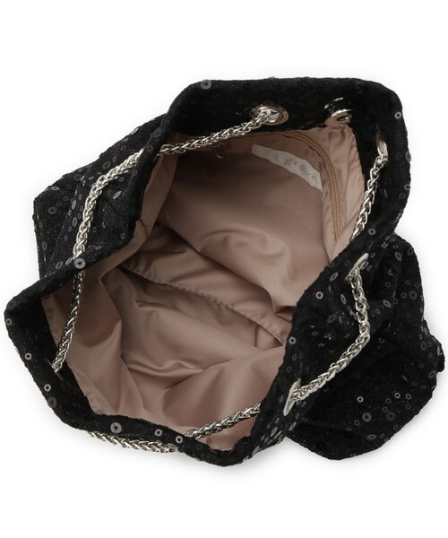 grove（グローブ）の「アソートチェーン巾着ショルダー（ショルダーバッグ・レディース・シルバー系その他5/ブラック系/シルバー・00）」の19枚目の写真