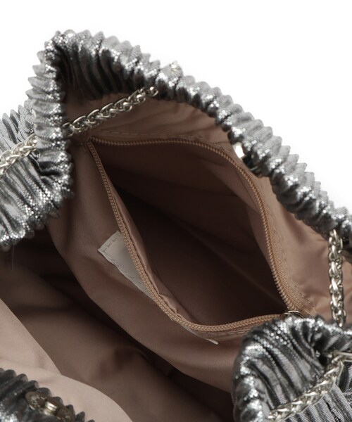 grove（グローブ）の「アソートチェーン巾着ショルダー（ショルダーバッグ・レディース・シルバー系その他5/ブラック系/シルバー・00）」の21枚目の写真