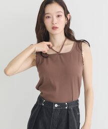 earth music&ecology | マルチwayネックホルターレースタンク(タンクトップ)