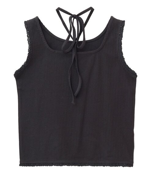 earth music&ecology（アースミュージックアンドエコロジー）の「マルチwayネックホルターレースタンク（タンクトップ・レディース・ブラウン/オフホワイト/ブラック・S/M）」の16枚目の写真