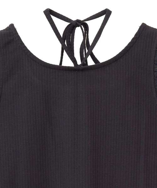 earth music&ecology（アースミュージックアンドエコロジー）の「マルチwayネックホルターレースタンク（タンクトップ・レディース・ブラウン/オフホワイト/ブラック・S/M）」の15枚目の写真