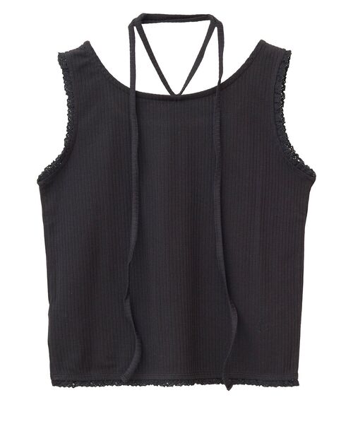 earth music&ecology（アースミュージックアンドエコロジー）の「マルチwayネックホルターレースタンク（タンクトップ・レディース・ブラウン/オフホワイト/ブラック・S/M）」の12枚目の写真