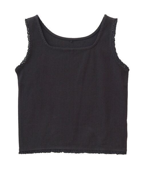 earth music&ecology（アースミュージックアンドエコロジー）の「マルチwayネックホルターレースタンク（タンクトップ・レディース・ブラウン/オフホワイト/ブラック・S/M）」の10枚目の写真