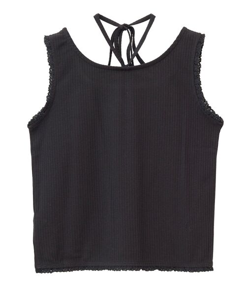 earth music&ecology（アースミュージックアンドエコロジー）の「マルチwayネックホルターレースタンク（タンクトップ・レディース・ブラウン/オフホワイト/ブラック・S/M）」の5枚目の写真