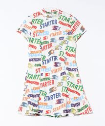 STARTER（スターター）の「【STARTER GOLF】スターターゴルフ ロゴパターン 総柄モックネック半袖ワンピースレディース SG-123011（ワンピース）」