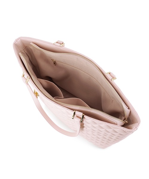 PAUL & JOE ACCESSOIRES（ポールアンドジョーアクセソワ）の「PAUL & JOE ACCESSOIRES (ポール＆ジョーアクセソワ)トートバッグ PJA-B1260 キルティング（トートバッグ・レディース・ピンク/ブラック/アイボリー・FREE）」の18枚目の写真