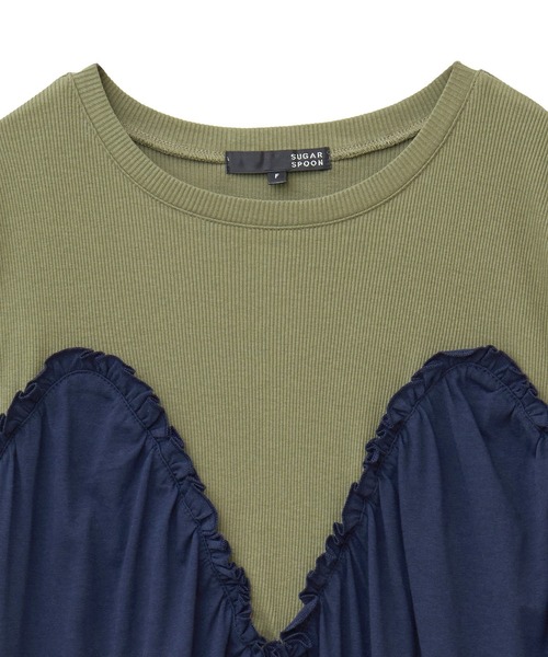 Sugar spoon（シュガースプーン）の「・SUGAR SPOON ギャザーノースリーブワンピ（ワンピース・レディース・カーキ/チャコールグレー/オフホワイト・FREE）」の21枚目の写真